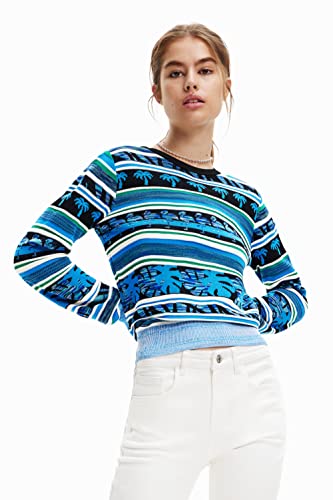 Desigual Bluza damska, niebieski, XS