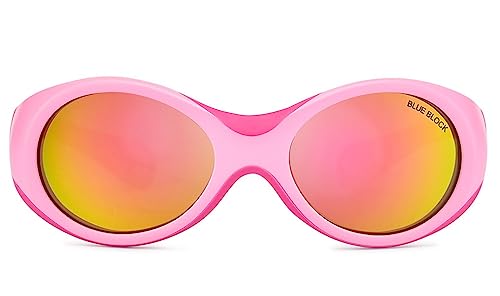 NANO Nanito Okulary Unisex dla dzieci, Różowy Matowy/Malinowy, 42/17