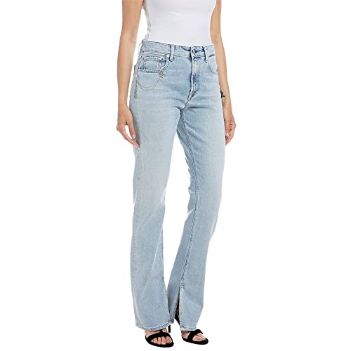 Replay Sharljn Slim Flare dżinsy damskie, 011 Super Light Blue, 25W / 30L