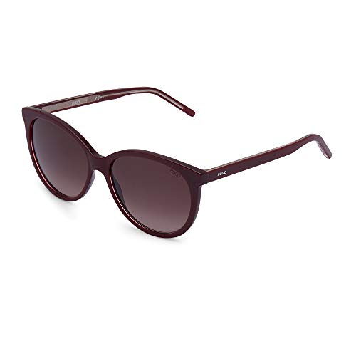 HUGO Damskie okulary przeciwsłoneczne HG 1006/S Burgundy Pink, 56, 0t5/Ha Burgundypink, 56