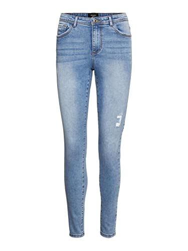 VERO MODA Dżinsy damskie, jasnoniebieski (light blue denim), M