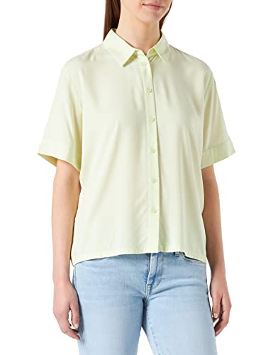 TOM TAILOR Denim Damski Basic bluzka koszulowa 1030122, 29447 - Soft Jade Green, S