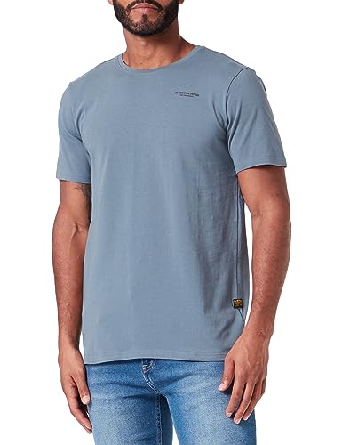 G-STAR RAW Męski t-shirt Base Slim, Szary (Axis D19070-c723-5781), L