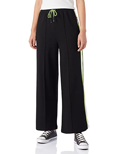 Koton Damskie spodnie dresowe w paski, czarny (999), XS