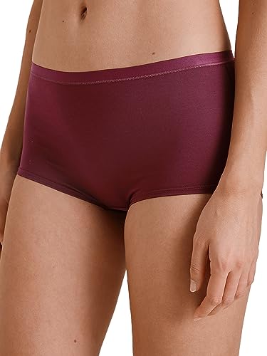 Calida Damskie spodnie Comfort Panty z bawełny i elastanu o prostym wyglądzie, English Red, 36-38