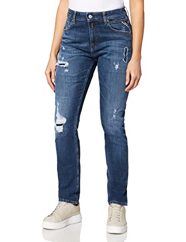 Replay dżinsy damskie marty, 009 Medium Blue, 26W / 30L