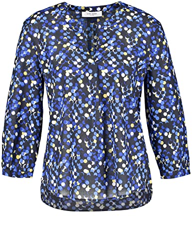 GERRY WEBER Edition Damska bluzka 965015-66427, niebieski nadruk, 44, Niebieski nadruk, 44