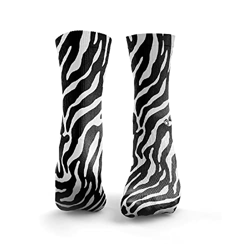 HEXXEE Skarpety damskie zebra, wielokolorowe, S, wielobarwny, S