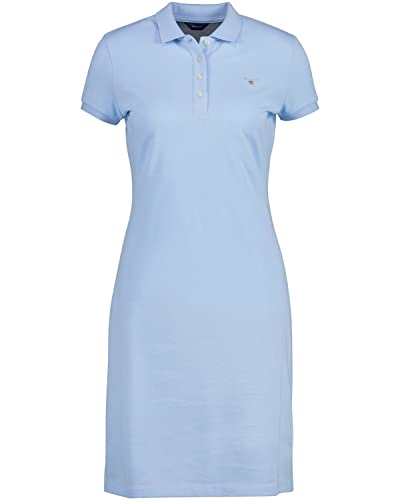 GANT Oryginalna sukienka polo Piqué, niebieski (waterfall blue), M