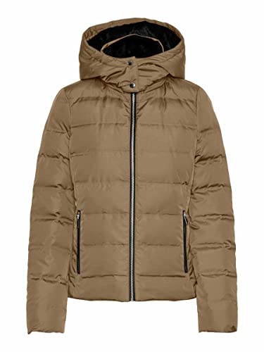 VERO MODA Damska kurtka puchowa VMDOLLY SHORT DOWN Jacket BOOS, Tigers Eye, S