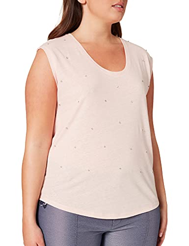 Morgan Dnude T-Shirt damski, nude, XL Wysoki