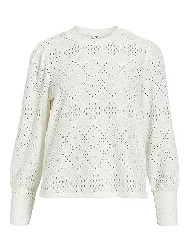 Object Damska bluzka Objfeodora L/S Top Noos, Cloud Dancer, M
