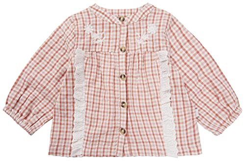 Noppies Baby Dziewczęca bluzka Navajo z długim rękawem dla dziewczynek, różowa Dawn-N026, 50, Rose Dawn - N026, 50 cm