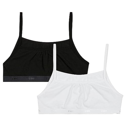 Dim Girl Biustonosz Ecodim Pockets x2, Czarny/Biały, 16 lat