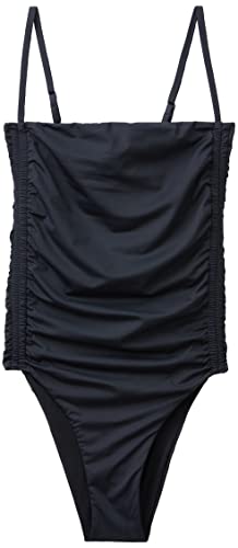 United Colors of Benetton Damski jednoczęściowy kostium kąpielowy, 3p5h5i00h, czarny 700, XL, czarny 700, XL