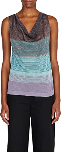 Sisley Womens Tank-Top 109UMH005 T-Shirt, Multicolor 901, S, Multicolor 901, S