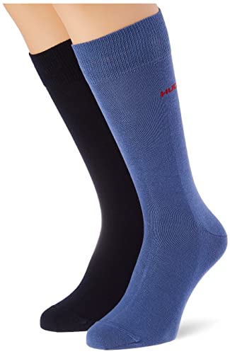 HUGO Męskie skarpetki 2P RS Uni Colors CC Regular_Socks, Open Blue480, 39-42, Open Blue480, 39-42