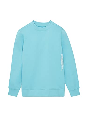 TOM TAILOR Chłopcy Bluza dziecięca 1033801, 30063 - Light Dusty Blue, 140