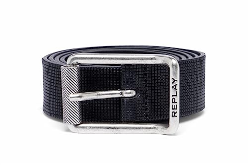 Replay Męski pasek AM2669, 098 czarny, 85, 098 BLACK