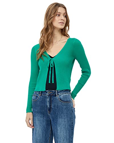 Desires Damski kardigan Aneli Bolero, prosty zielony, M, Po prostu zielony, M