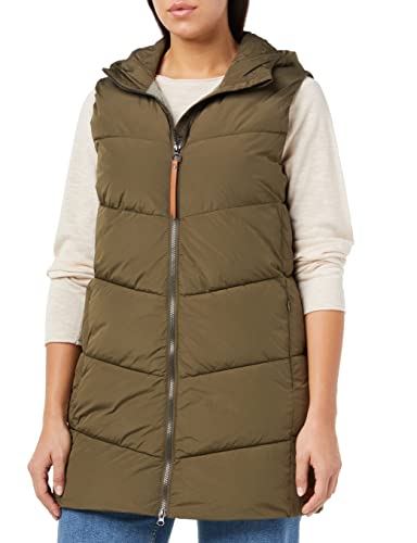 Camel Active Womenswear Kamizelka damska, Ciemne khaki, 64