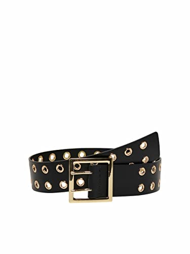 ONLY Damski pasek Onlsofie Eyelet Waist Pu Belt, czarny, 65
