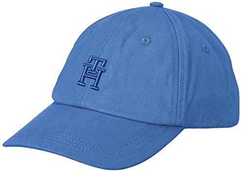 Tommy Hilfiger Męska czapka z daszkiem TH Flag Soft Basecap, Blue Coast, jeden rozmiar