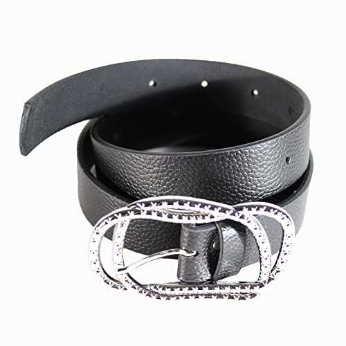 Piccola Lala Damski pasek Es-pl-aymblt-00057, czarny, S