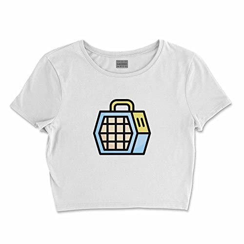 Bona Basics, Koszulka damska z nadrukiem cyfrowym,%100 bawełna, biała, casualowa, topy damskie, rozmiar: S, biały, S Krótki