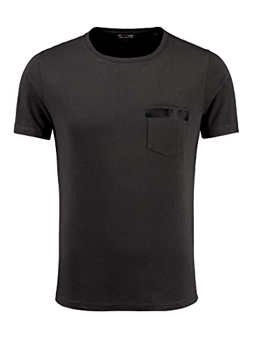 KEY LARGO Boris okrągły t-shirt męski, Anthra (1101), M