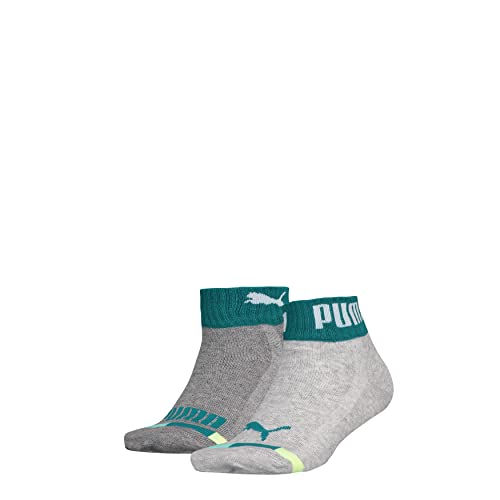 PUMA Rajstopy dziecięce Seasonal Quarter, szary melanż Combo, 31/34, szary melanż, 31-34