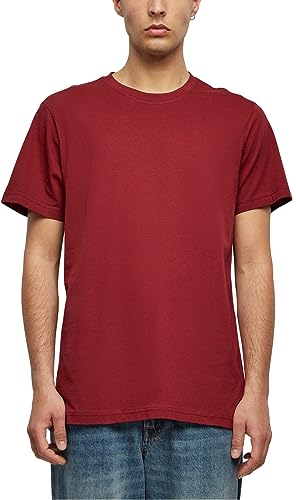 Build Your Brand Męski T-shirt Basic okrągły dekolt Cherry L, Cherry, L