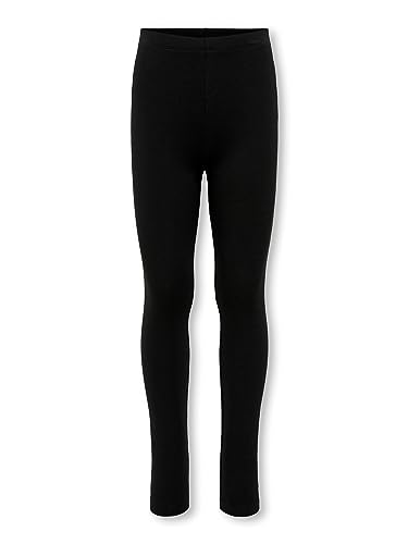 ONLY KOGEMILI szczotkowane legginsy SWT NOOS, czarny, 122/128 cm