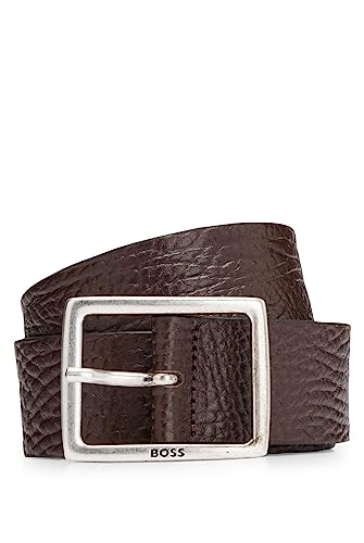 BOSS Pasek męski, Dark Brown202, 120