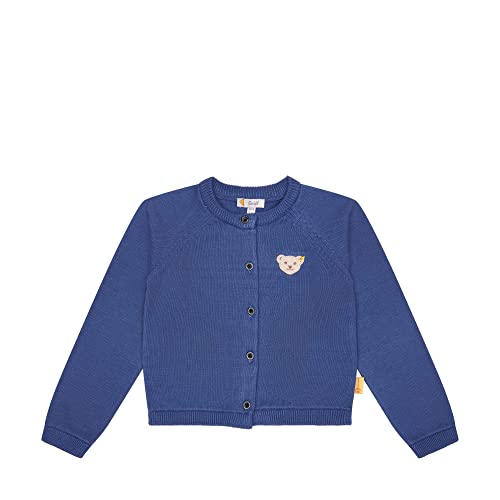 Steiff Dziewczęcy kardigan kamizelka, Granatowy (True Navy), 116 cm