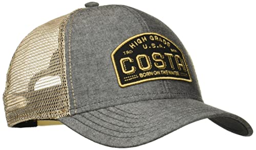 Costa Del Mar Wysokiej jakości czapka kierowcy ciężarówki uniseks Szary, jeden rozmiar