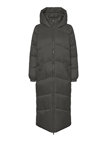 VERO MODA Płaszcz damski VMUPPSALA LONG COAT NOOS, Peat, XS