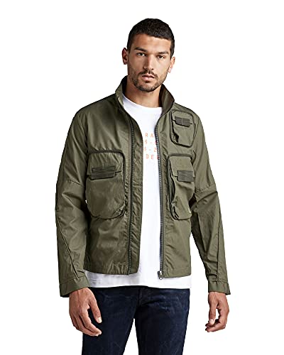 G-Star Raw Męska kurtka bomberka Bound Pocket Track, Zielony (walka A790-723), XL