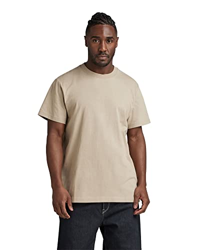 G-STAR RAW Męski t-shirt, beżowy (Spray Green C336-D606), XS, beżowy (Spray Green C336-d606), XS