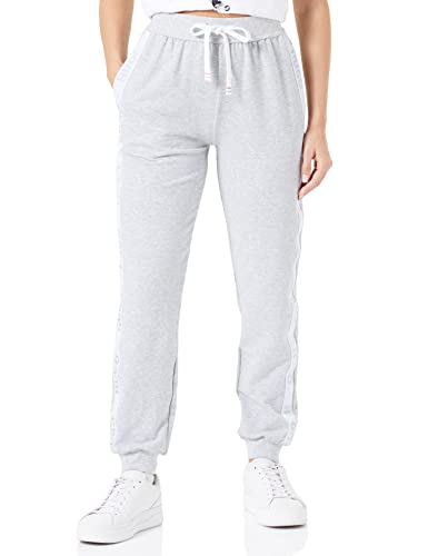 HUGO Damskie spodnie sportowe z logo Loungewear, Medium Grey33., XXL