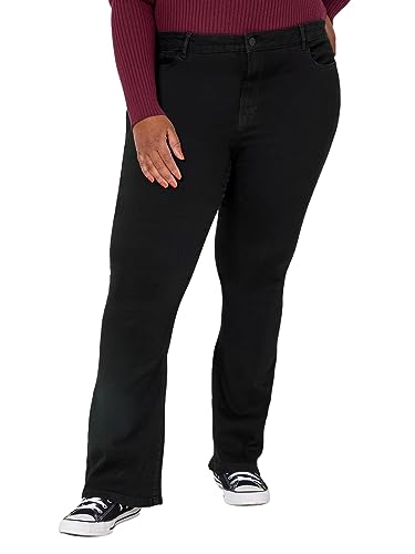 Noisy may Jeansy damskie ze stretchem, czarny, 48W / 32L