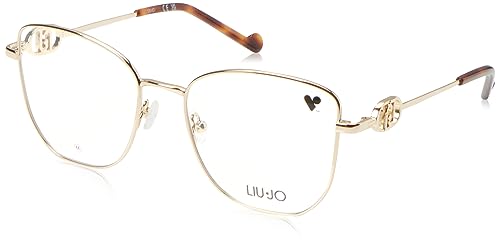 Liu Jo LJ2168 Okulary, Żółte Złote, 53/18/140 dla kobiet, Żółte złoto, 53/18/140