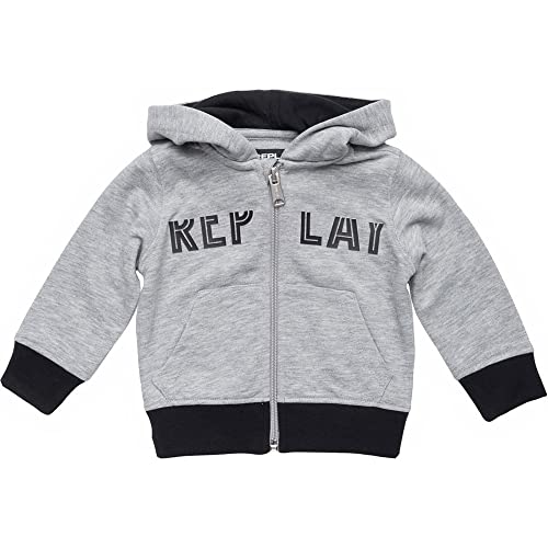 Replay Chłopięca bluza z kapturem, M02 Grey Melange, 36 m, M02 Grey Melange, 3 lat
