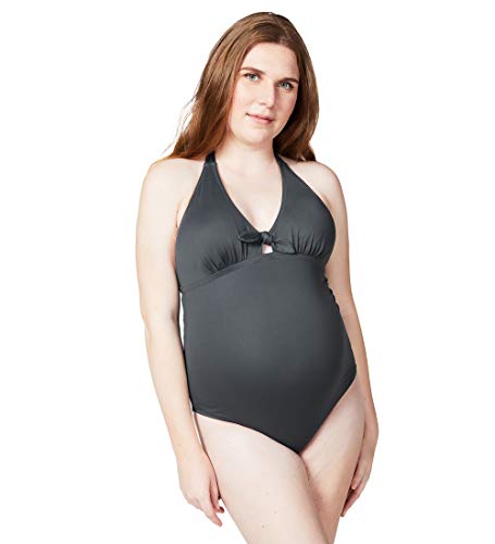 Cake Maternity Damski strój kąpielowy dla kobiet w ciąży jednoczęściowy, Grafitowy, L