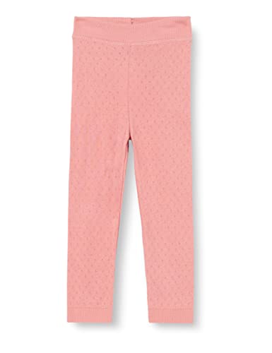 Noa Noa miniature Dziewczęce Basic Doria, długie legginsy, Dusty Rose, 12 Miesiące