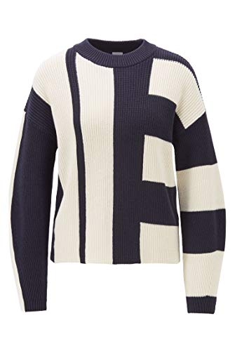 BOSS Damski sweter Isoleah, wielobarwny, L