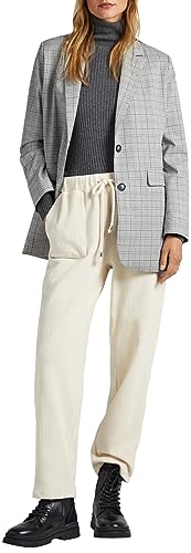 Pepe Jeans Damskie spodnie Kika, beżowy (kość słoniowa), S