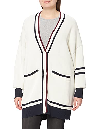 BOSS C_Fulianna damski sweter z dzianiny, Open White118, XXL, Open White118, XXL