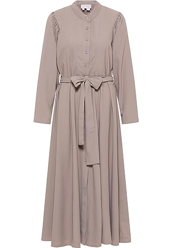 Jalene Damska sukienka z długim rękawem 25225440-JA03, szara, XXL, szary, XXL