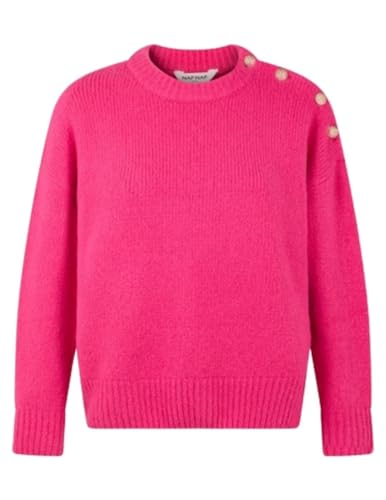 Naf Naf Mceres ML Sweter damski, fuksja, L
